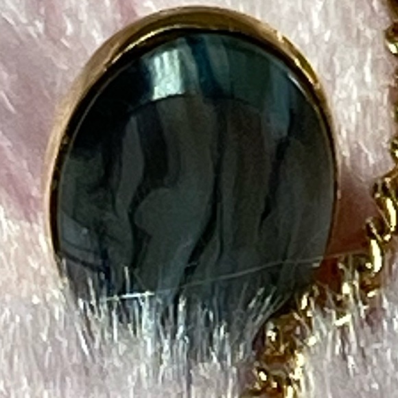 Vintage Tie Tack w/Chain - Picture 3 of 8